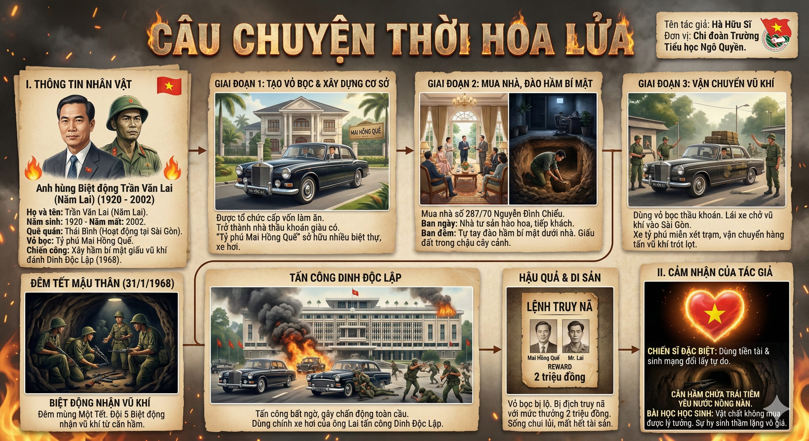 CÂU CHUYỆN THỜI HOA LỬA - Anh hùng Biệt động Trần Văn Lai