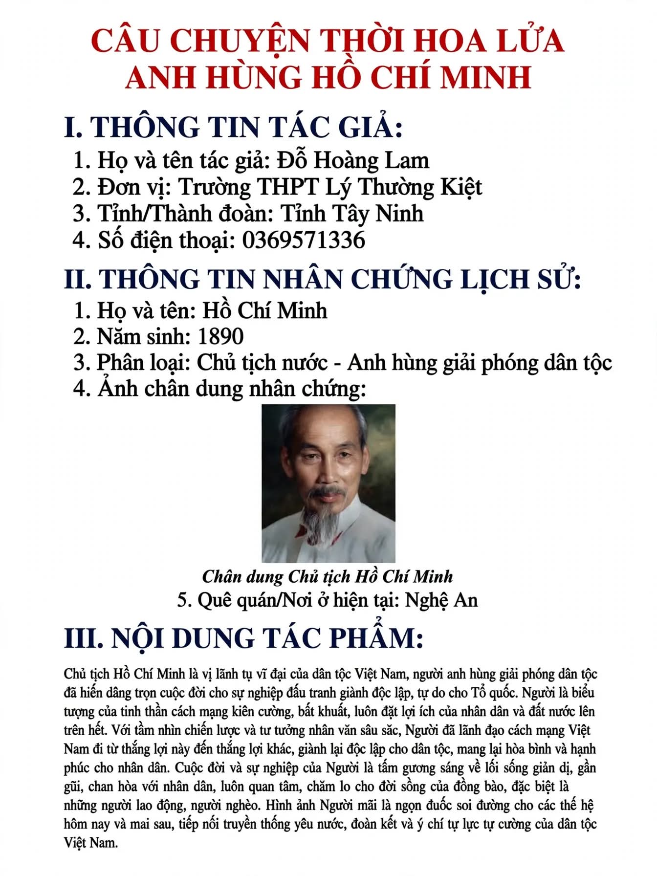 Bác Hồ
