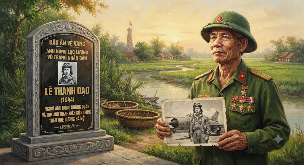 DẤU ẤN VẺ VANG: ANH HÙNG LỰC LƯỢNG VŨ TRANG NHÂN DÂN LÊ THANH ĐẠO (1944) – NGƯỜI ANH HÙNG KHÔNG QUÂN VÀ THỦ LĨNH THANH NIÊN KIÊN TRUNG TRÊN QUÊ HƯƠNG HÀ NỘI