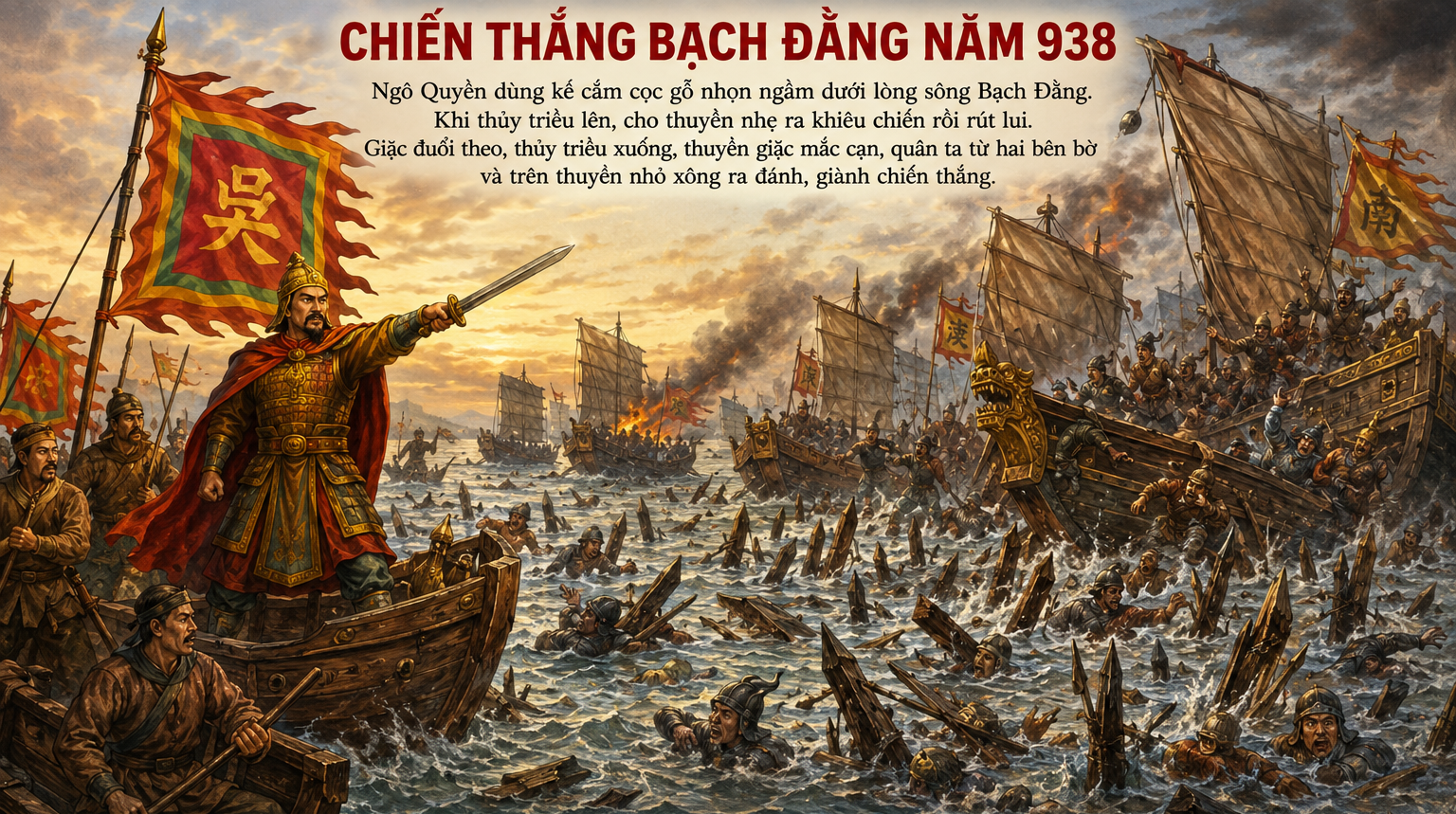 Chiến thắng Bạch Đằng năm 938 – Trí tuệ làm nên độc lập dân tộc