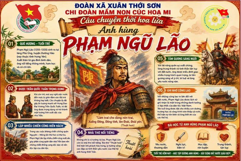 PHẠM NGŨ LÃO - DANH TƯỚNG THỜI TRẦN