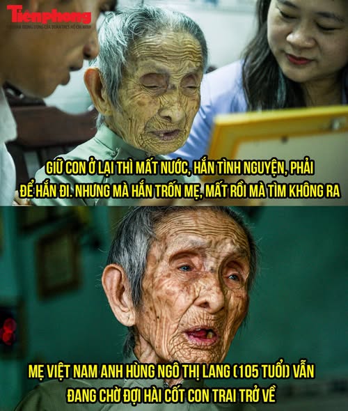Mẹ Việt Nam anh hùng 103 tuổi: Nước mắt vẫn chưa ngừng rơi, mong tìm được mộ con