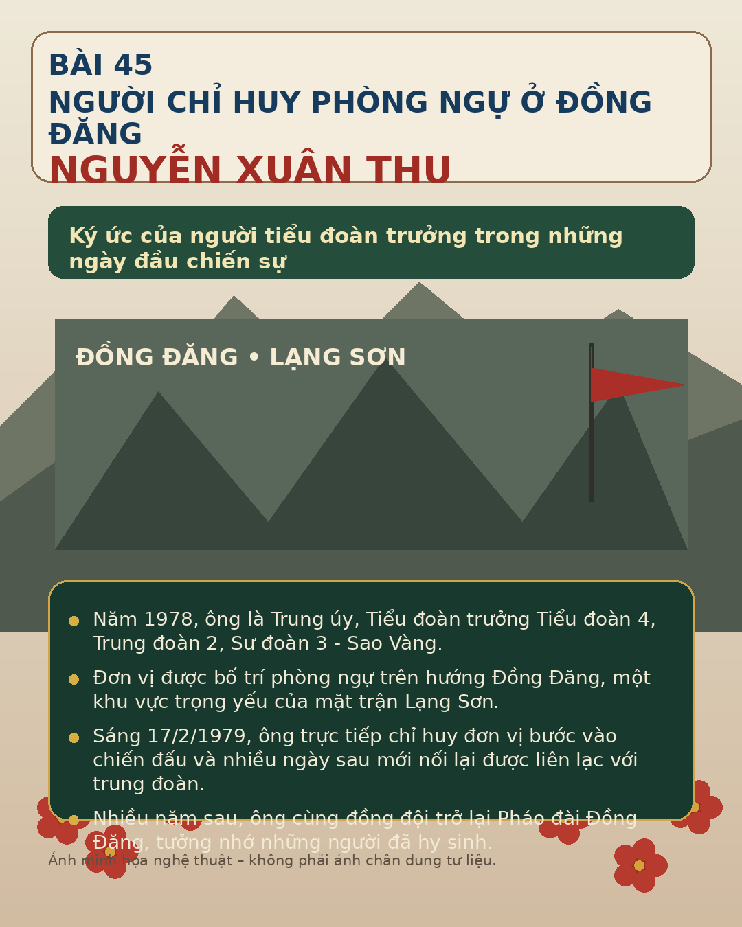 NGƯỜI TIỂU ĐOÀN TRƯỞNG Ở ĐỒNG ĐĂNG