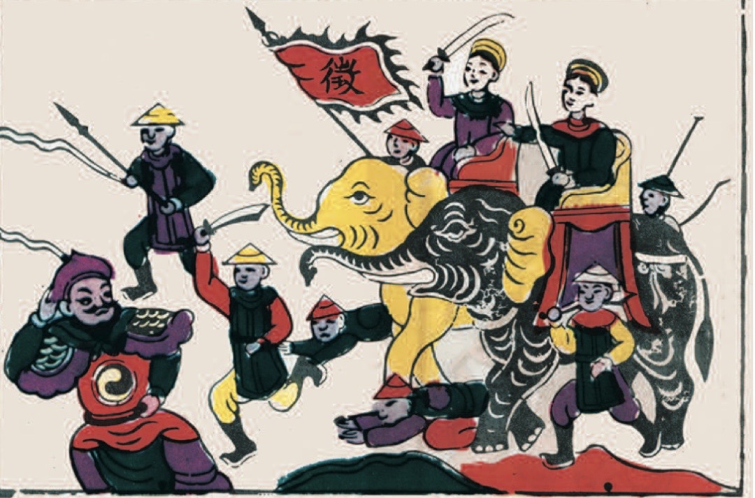 Phất cờ khởi nghĩa-dựng lại nền tự chủ của Hai Bà Trưng