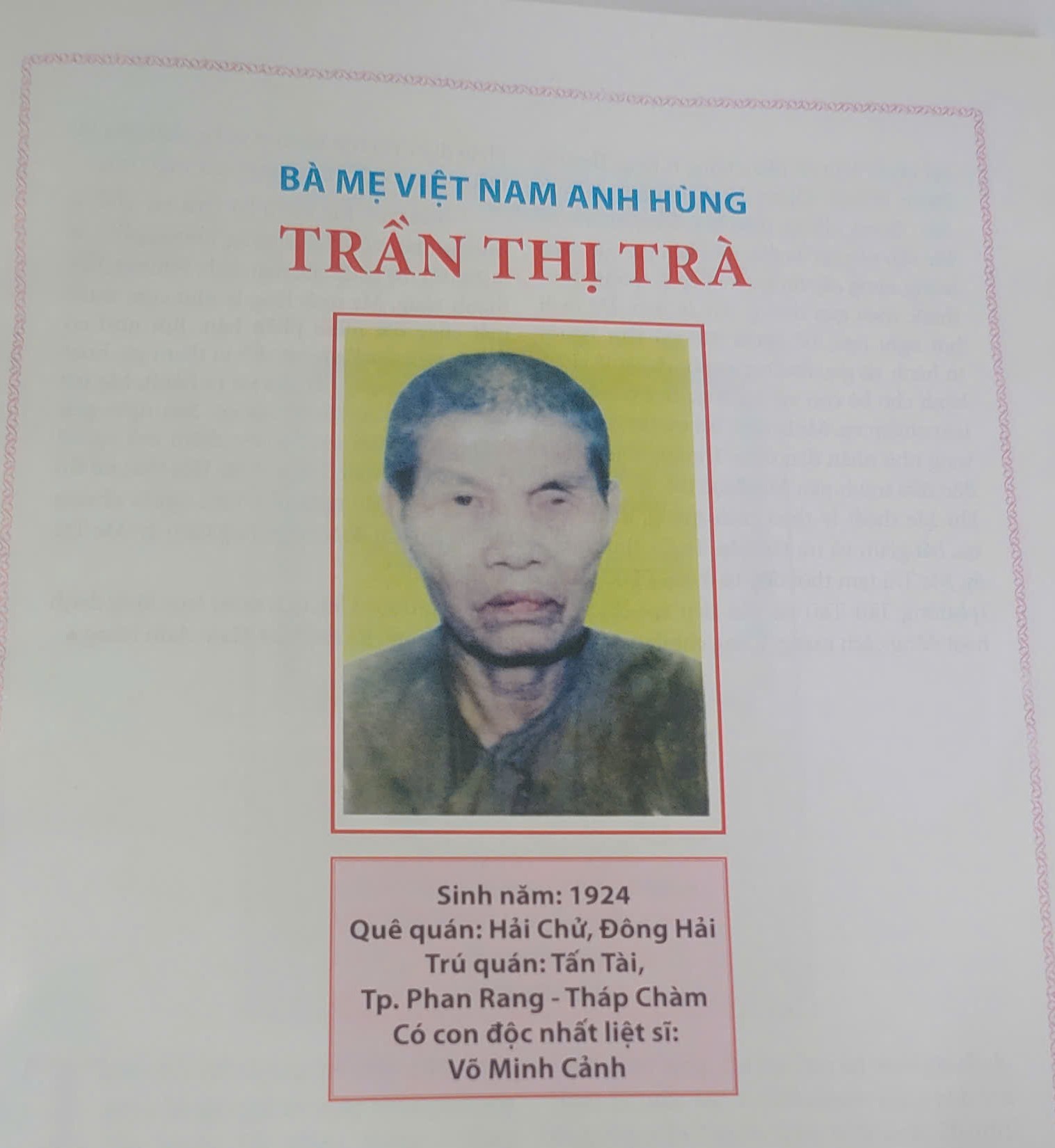 Mười bảy tuổi con hy sinh, một đời Mẹ mang nỗi nhớ thương