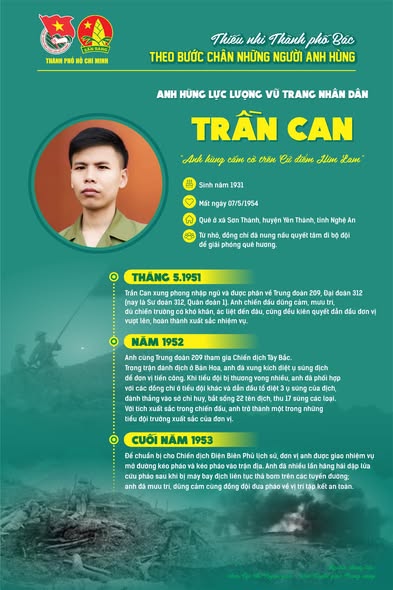 TRẦN CAN - NGƯỜI ANH HÙNG CẮM CỜ TRÊN CỨ ĐIỂM HIM LAM