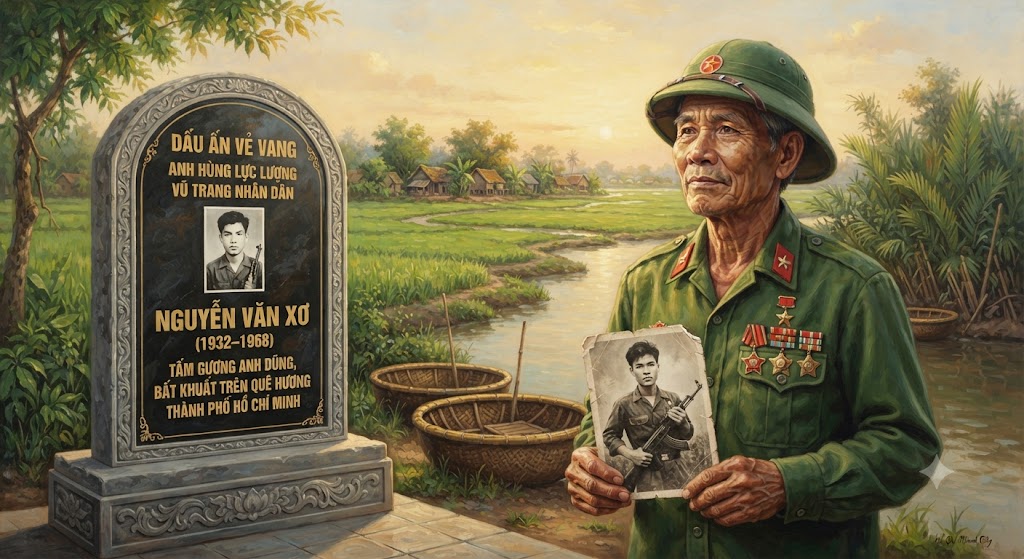 DẤU ẤN VẺ VANG: ANH HÙNG LỰC LƯỢNG VŨ TRANG NHÂN DÂN NGUYỄN VĂN XƠ (1932–1968) – TẤM GƯƠNG ANH DŨNG, BẤT KHUẤT TRÊN QUÊ HƯƠNG THÀNH PHỐ HỒ CHÍ MINH