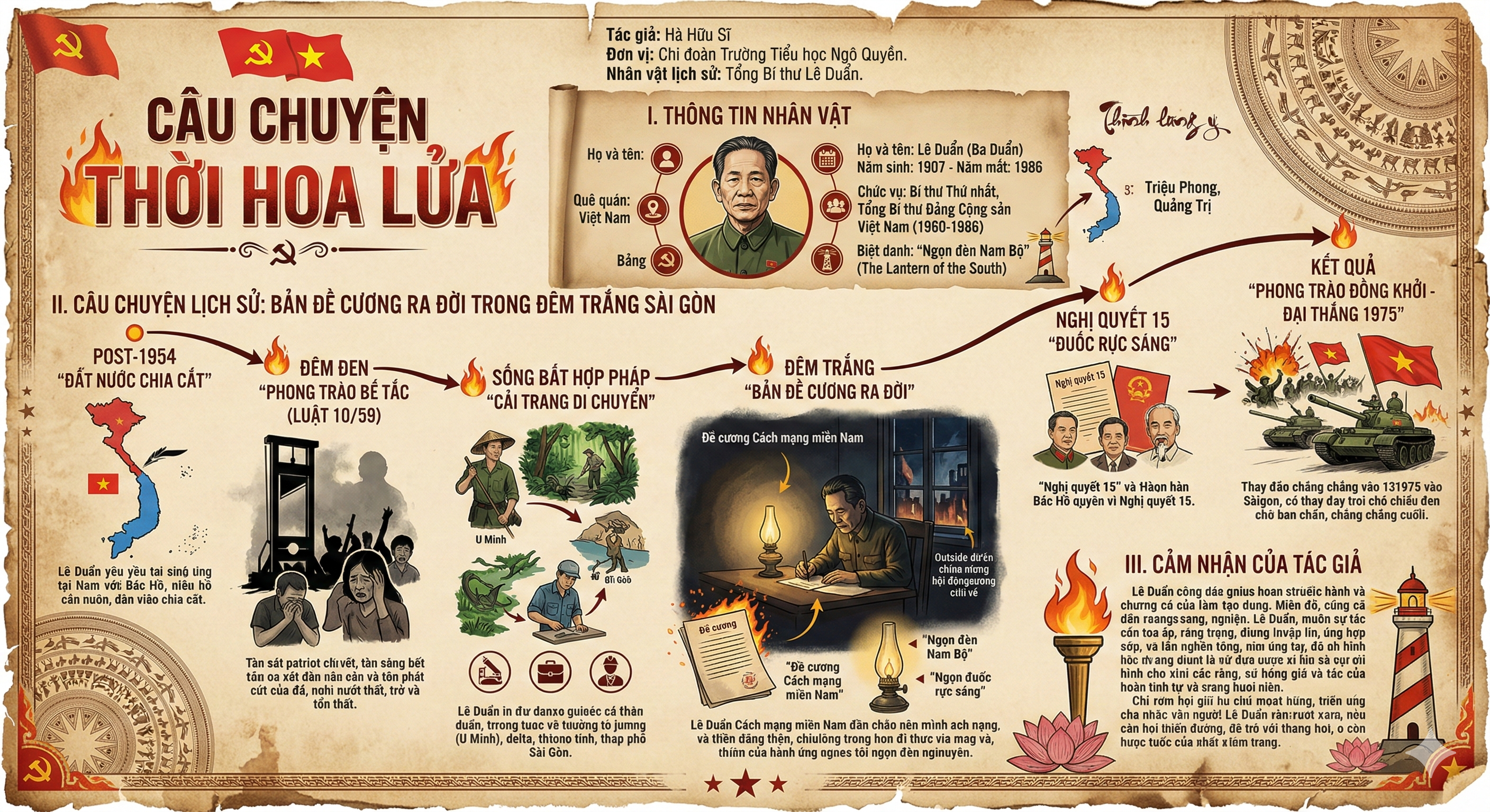 CÂU CHUYỆN THỜI HOA LỬA - Tổng Bí thư Lê Duẩn