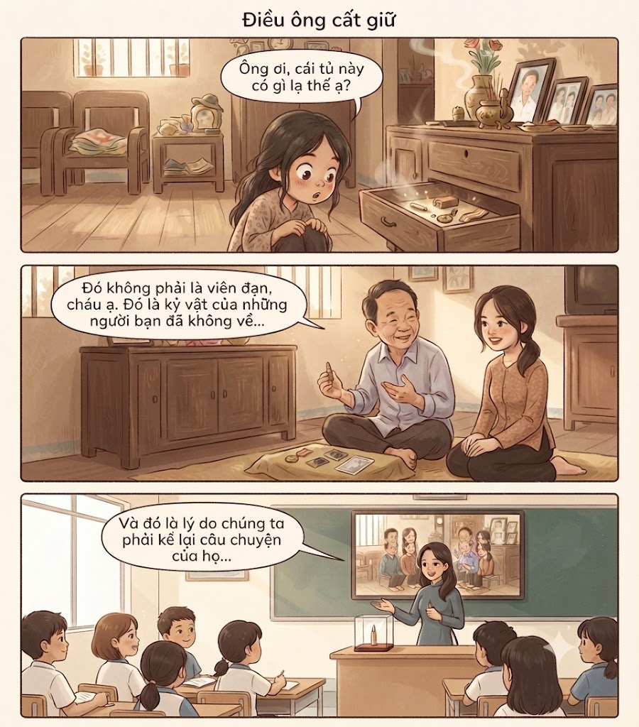 Điều ông cất giữ