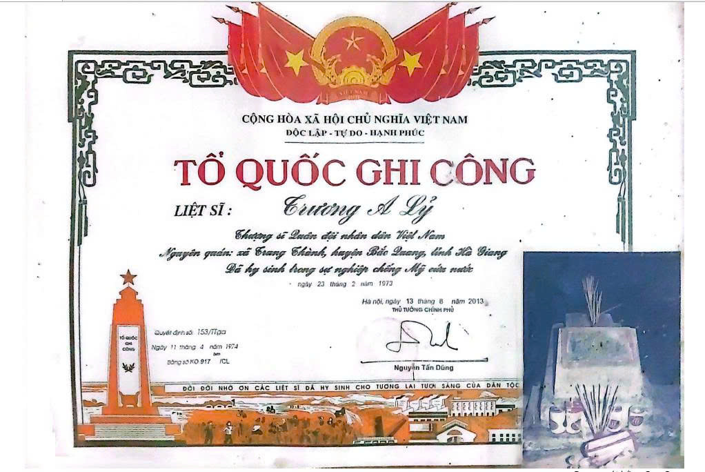 Liệt sĩ Trương A Lỷ – Người con ưu tú của quê hương Linh Hồ
