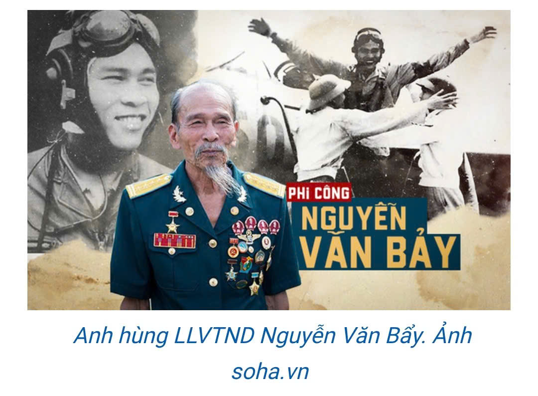 Nguyễn Văn Bảy (1936–2019) là một trong những huyền thoại nổi bật của Không quân Nhân dân Việt Nam.