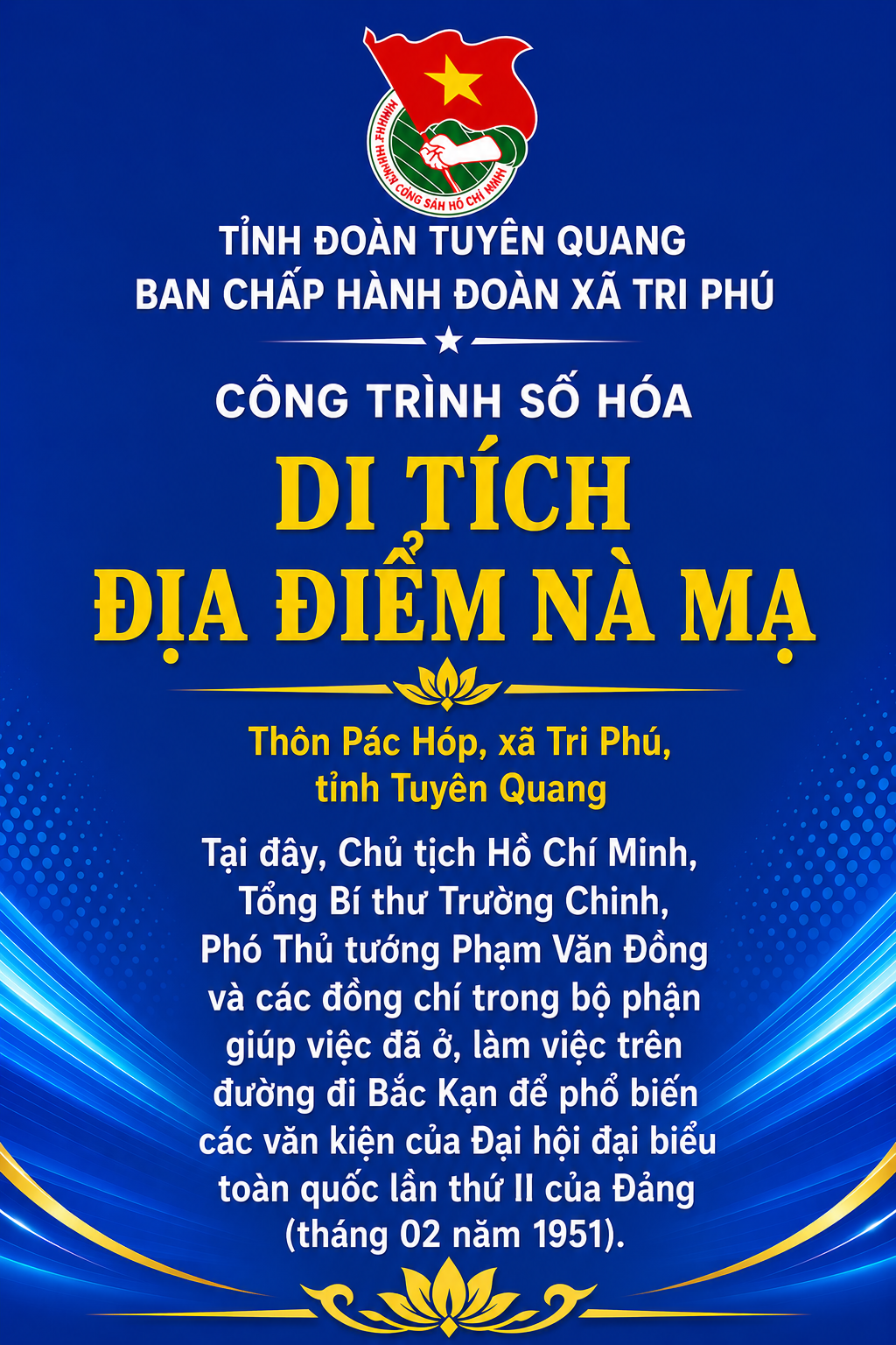 TRI PHÚ NƠI DỪNG CHÂN CỦA CHỦ TỊCH HỒ CHÍ MINH