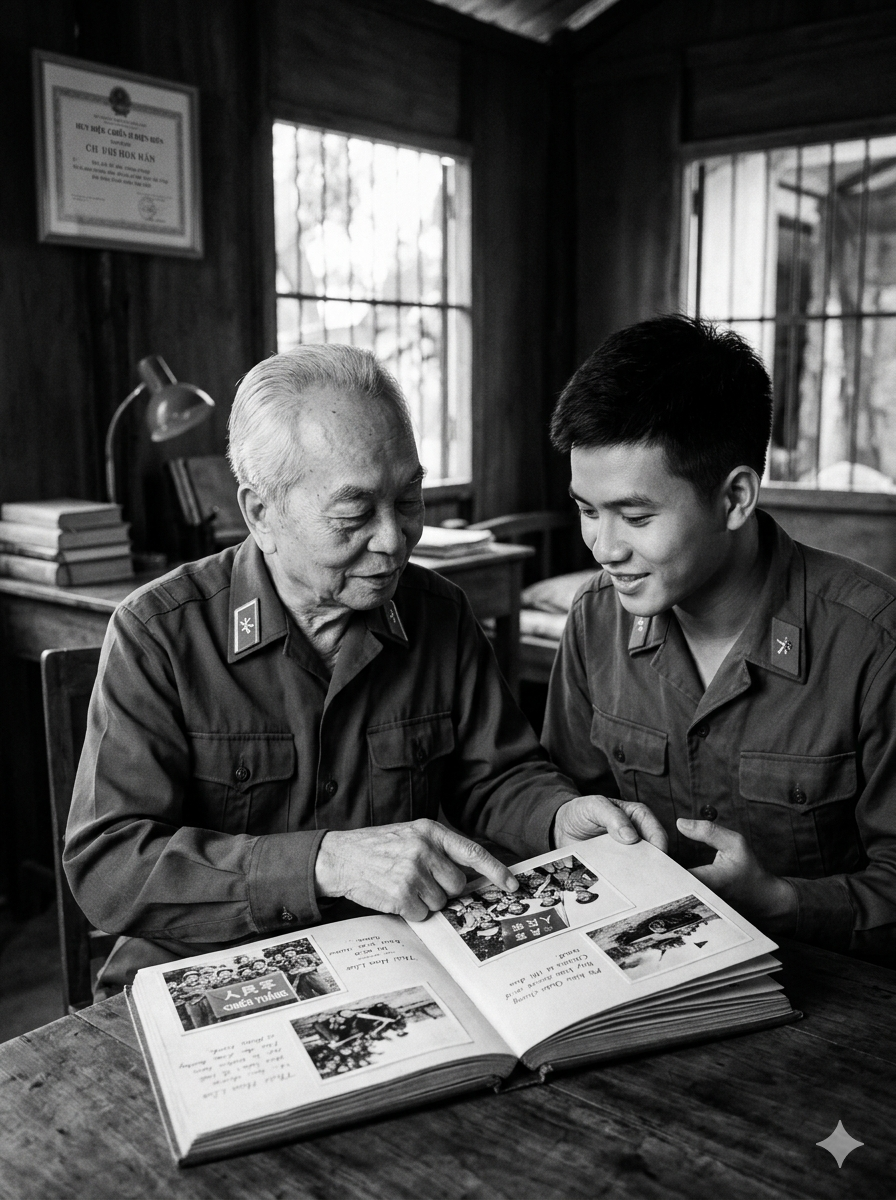 Vị Tướng Già và Nhành Phong Lan Giữa Ngàn Khơi