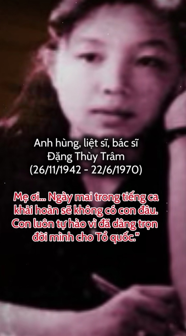 BÁC SĨ ĐẶNG THÙY TRÂM – NGỌN LỬA TRÁI TIM NƠI CHIẾN TRƯỜNG ĐỨC PHỔ
