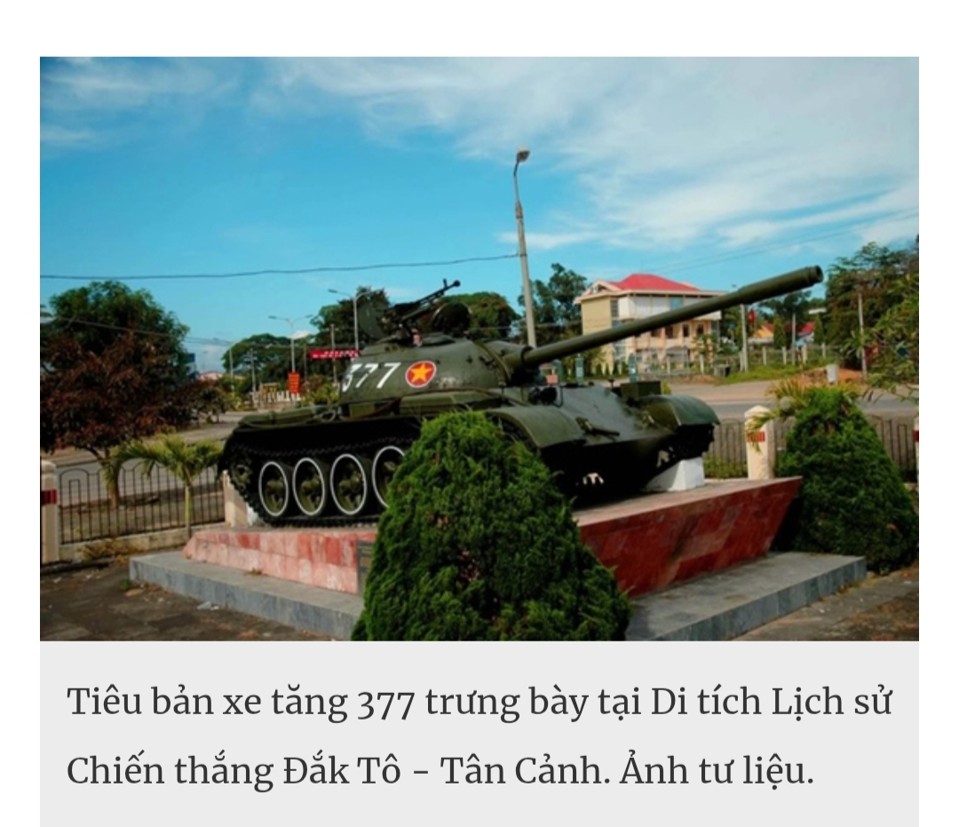 Nguyễn Nhân Triển và bản hùng ca xe tăng 377