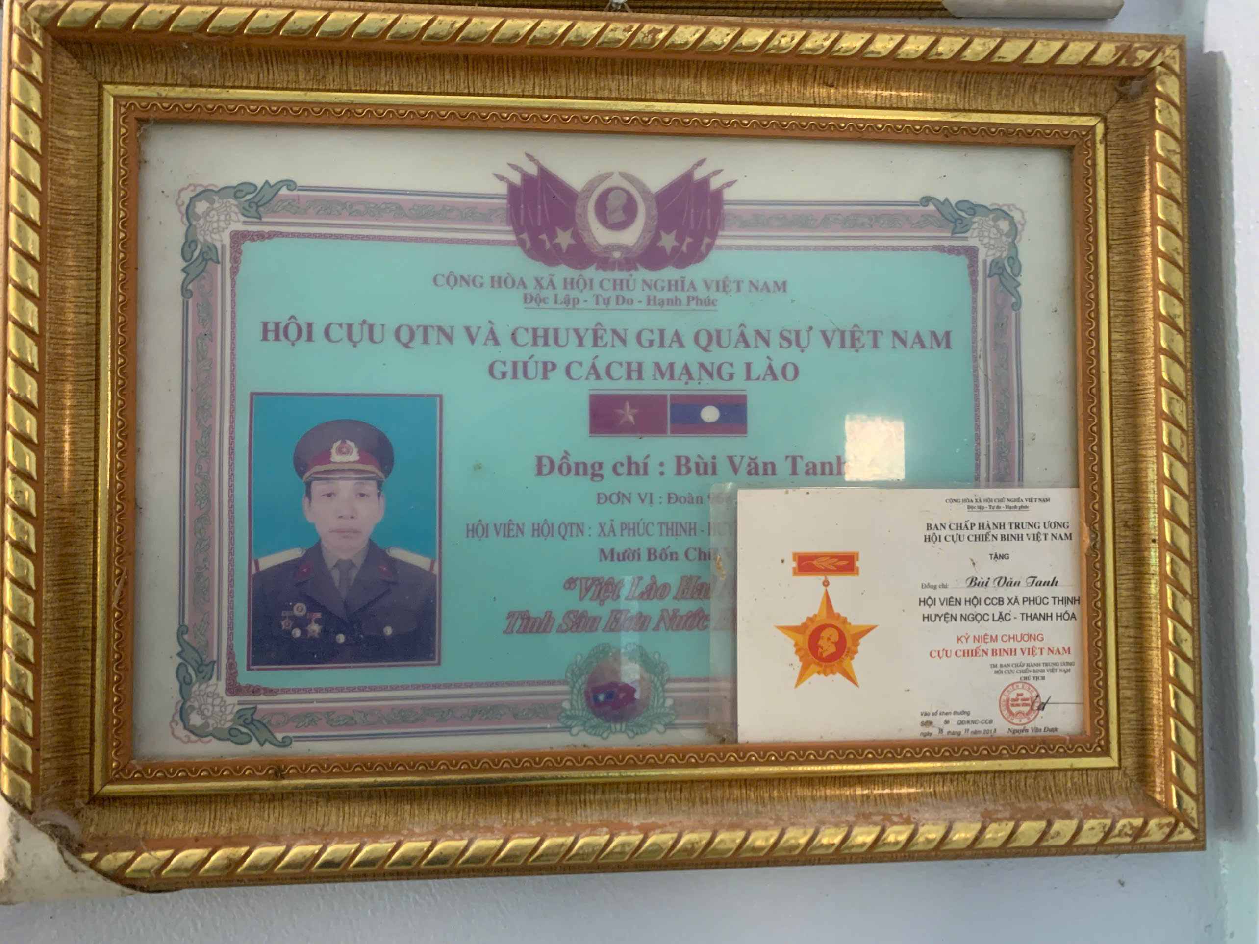 Ký ức của cựu chiến binh Bùi Văn Tanh – Những năm tháng làm nghĩa vụ quốc tế cao cả tại nước bạn Lào