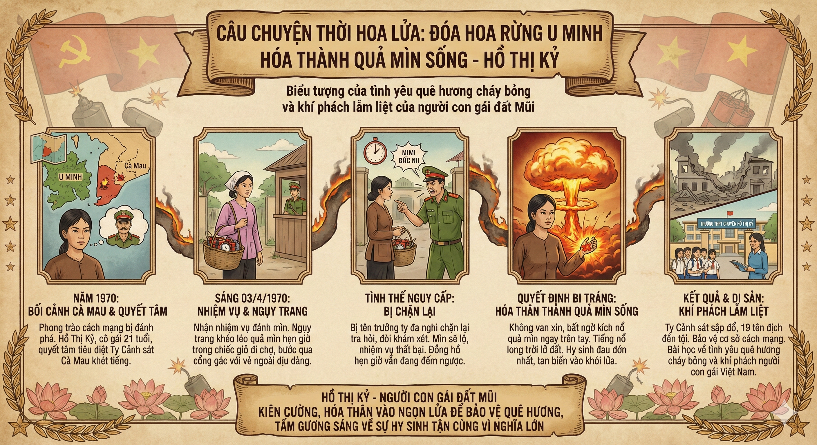 CÂU CHUYỆN THỜI HOA LỬA - Nữ Anh hùng Hồ Thị Kỷ