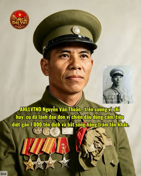 ANH HÙNG NGUYỄN VĂN THUẦN – NGƯỜI CHỈ HUY QUẢ CẢM TRÊN NHỮNG CHIẾN TRƯỜNG ÁC LIỆT