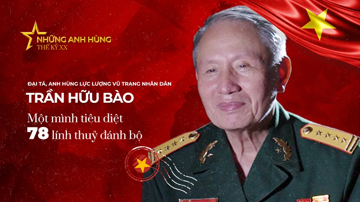 Anh hùng Trần Hữu Bảo: 2 ngày tiêu diệt 78 lính thủy đánh bộ Mỹ [Đoàn trường THPT Hai Bà Trưng]