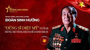 Trung tướng Đoàn Sinh Hưởng: Vị tướng xe tăng và những cú "thần tốc" lịch sử [Đoàn trường THPT Hai Bà Trưng]