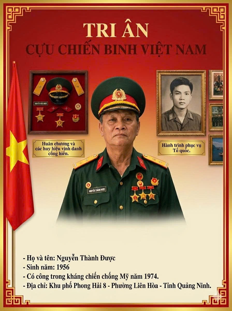 Sự biết ơn của thế hệ trẻ đối vs những "người hùng" của Tổ Quốc