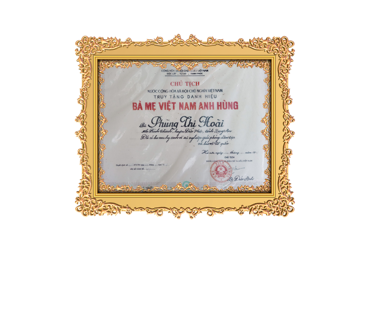 Mẹ Việt Nam anh hùng Phùng Thị Hoài – Người mẹ chịu ba lần mất con vì độc lập dân tộc