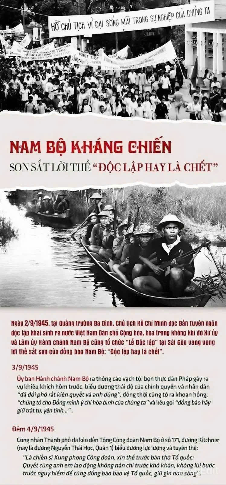 Kỷ niệm 80 năm Ngày Nam Bộ khởi nghĩa (23/9/1945 - 23/9/2025)