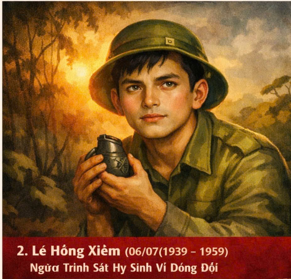 LÊ HỒNG XIÊM: NGƯỜI TRINH SÁT HY SINH VÌ ĐỒNG ĐỘI