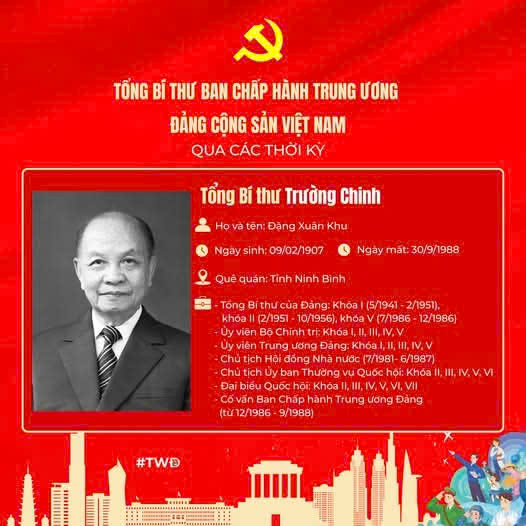 TỔNG BÍ THƯ TRƯỜNG CHINH - NGƯỜI ĐẶT NỀN MÓNG CHO SỰ NGHIỆP ĐỔI MỚI