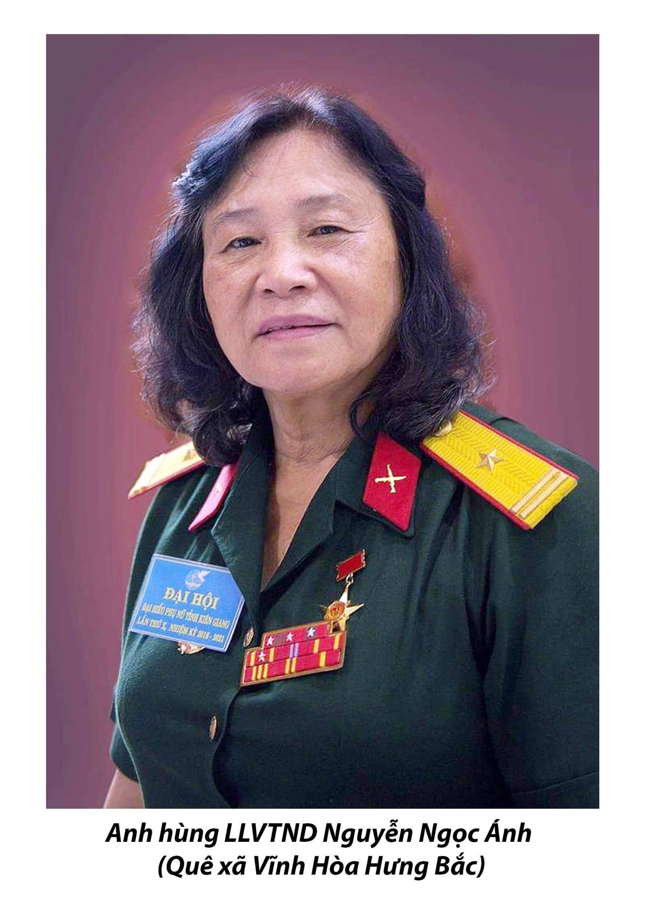 Anh hùng Lực lượng vũ trang nhân dân Nguyễn Ngọc Ánh.
