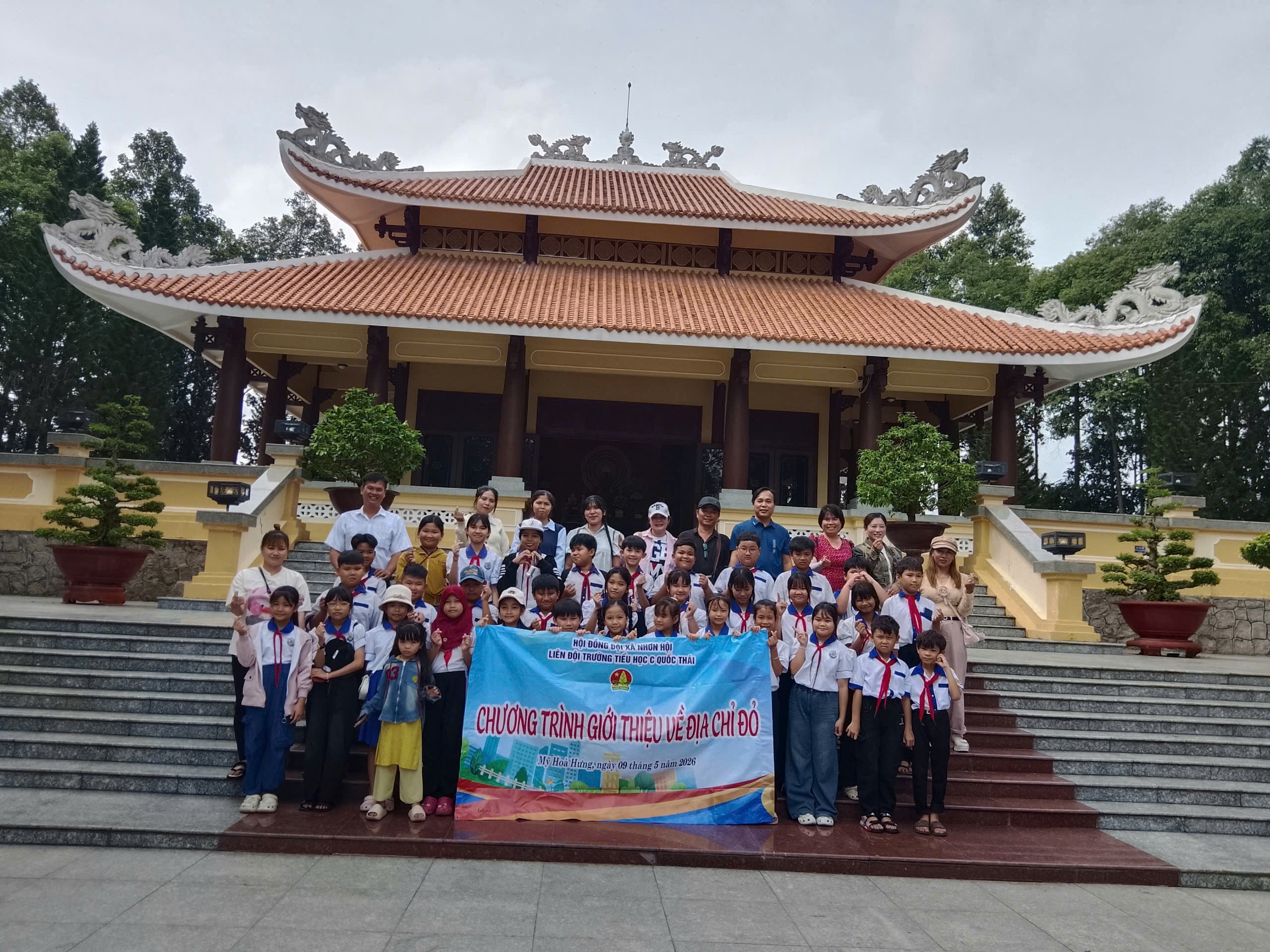 Khu khảo về nguồn tại Khu lưu niệm Chủ tịch Tôn Đức Thắng.