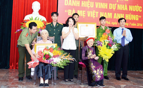 Tri ân Bà mẹ Việt Nam Anh hùng