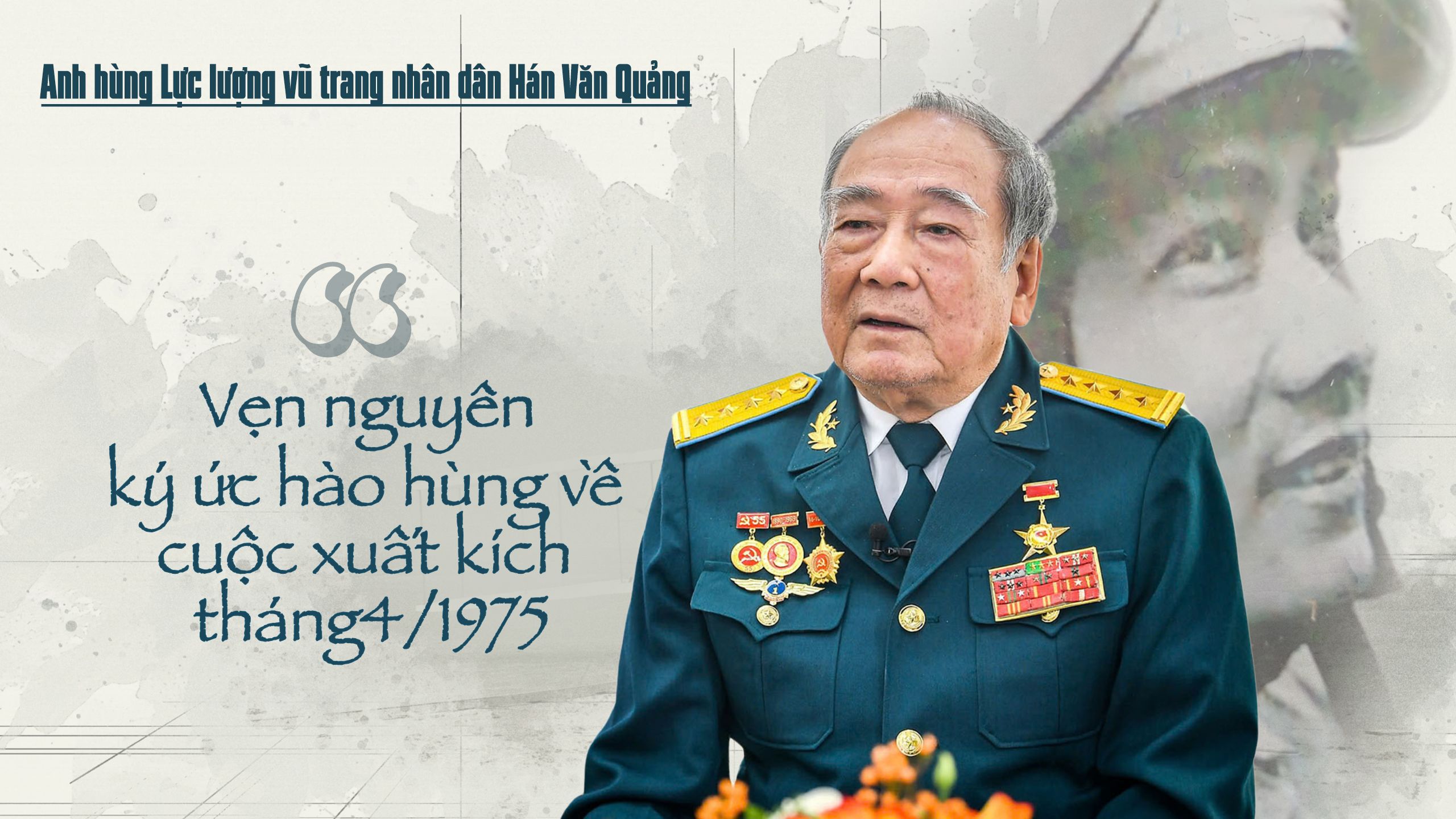 Anh hùng Hán Văn Quảng: Phi công dày dặn kinh nghiệm cắt bom chuẩn xác trong điều kiện tầm nhìn hạn chế.