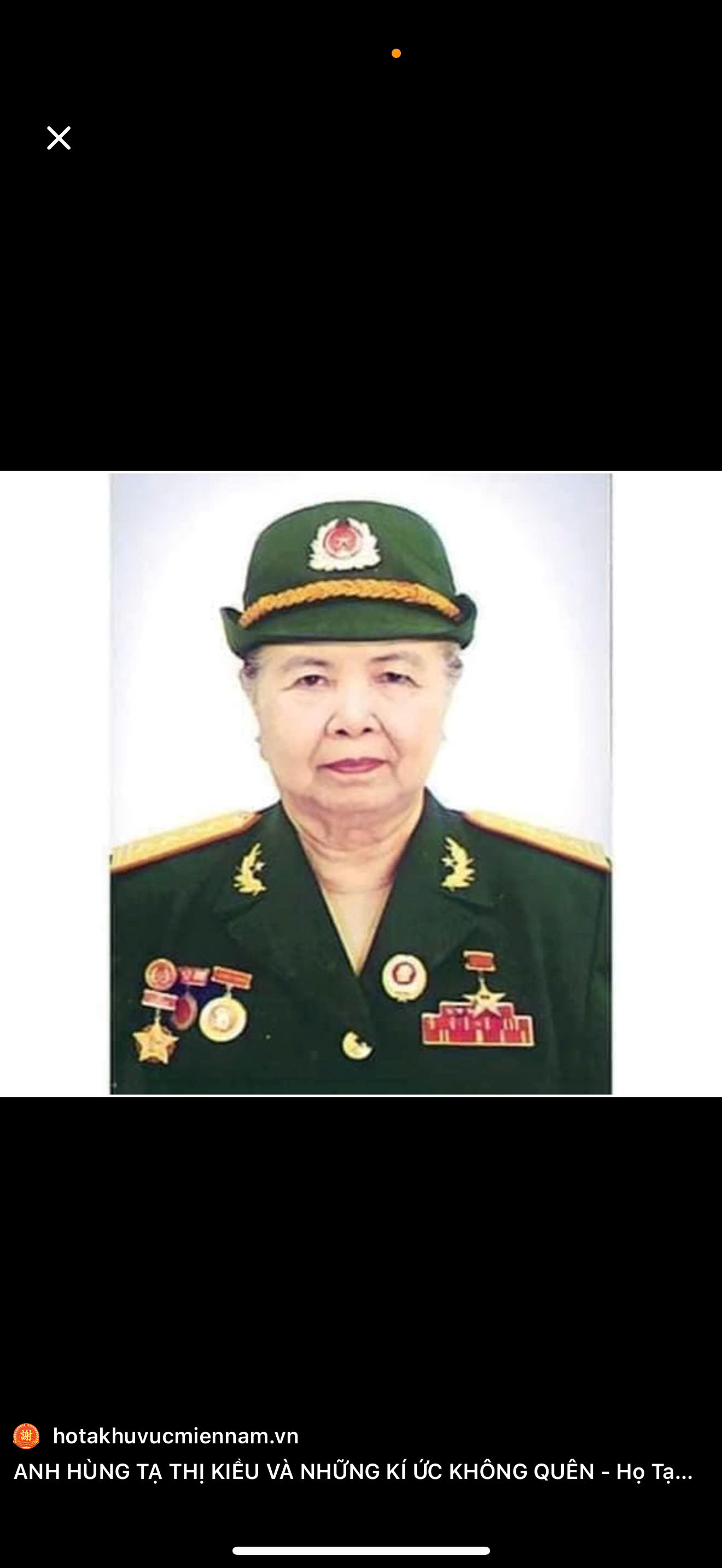 Mẹ Việt Nam anh hùng Tạ Thị Kiều