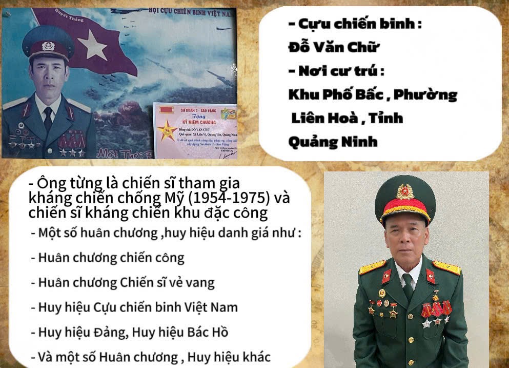 Cựu Chiến Binh Đỗ Văn Chữ
