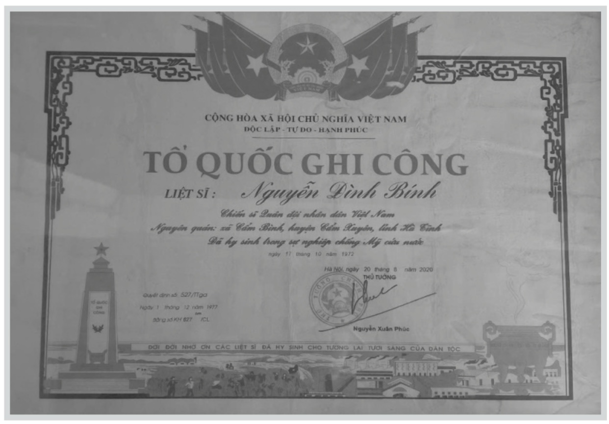 LIỆT SĨ NGUYỄN ĐÌNH 
