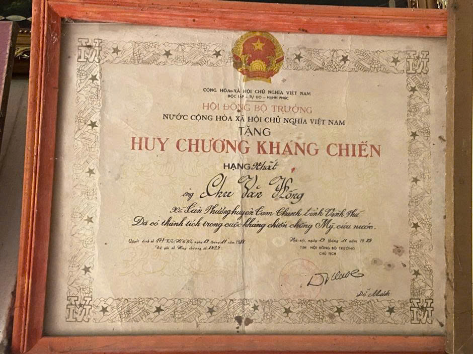 Cha tôi- một người lính kiên cường